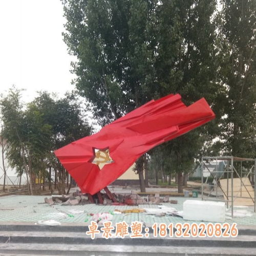 不銹鋼抽象旗幟雕塑 鶴壁金屬雕塑制作廠(chǎng)家的藝術(shù)探索